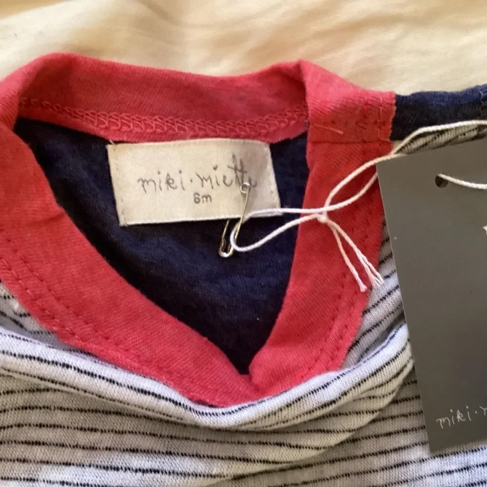 NWY. Miki Miette Brand Baby Boys 6 mos. 2 pc Shorts & Top Set